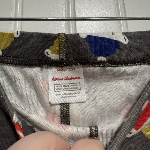 Hanna Andersson Polar Brrr Pajama Set Christmas Polar Bears Kids Size 8 - Picture 6 of 7